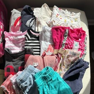 3T 17 piece lot- Zara, Cat & Jack, Nike, Carters, Oshkosh, Ricrac & Ruffles